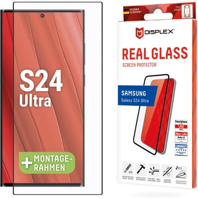 Afbeelding van Displex Screenprotector Geschikt voor Samsung Galaxy S24 Ultra Real Glass FC