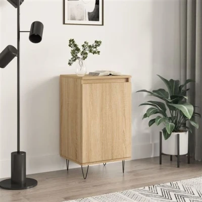 Afbeelding van vidaXL Dressoir 40x35x70 cm bewerkt hout sonoma eikenkleurig