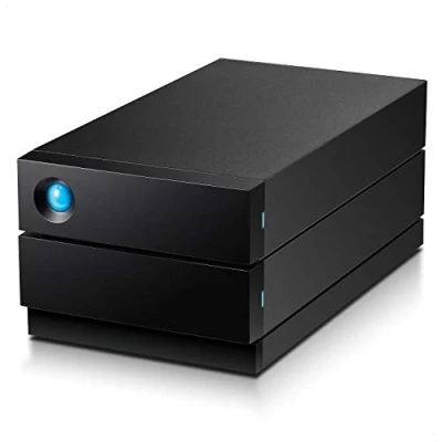 Image de LaCie 2big RAID STHJ28000800 Baie de disques 28 To 2 Baies HDD 14 x USB 3.1 Gen (externe) avec Plan service récupération des données d&#039;une durée 5 ans