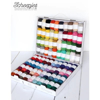 Afbeelding van Scheepjes Metropolis Colour Pack 80 kleuren x 10 gram (mini bolletjes)