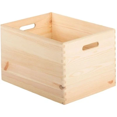 Image de Astigarraga Caisse en bois de rangement 40 x 30 23 cm