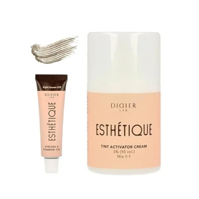 Afbeelding van Didier Lab Wenkbrauw en wimperverf + activator 2er Set