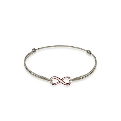 Afbeelding van Elli Inifinity Armband rosegoldcoloured/green, Dames, Maat: 17, Rosegold coloured/green