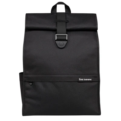 Afbeelding van Bold Banana Roll Top backpack big black