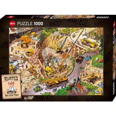 Afbeelding van Puzzel Lock Tonio, Wanted! 1000 Stukjes Heye