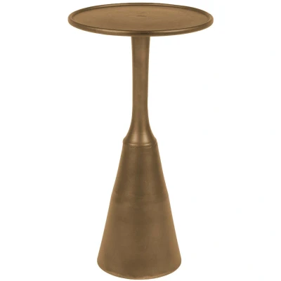 Afbeelding van Nora bijzettafel antiek messing