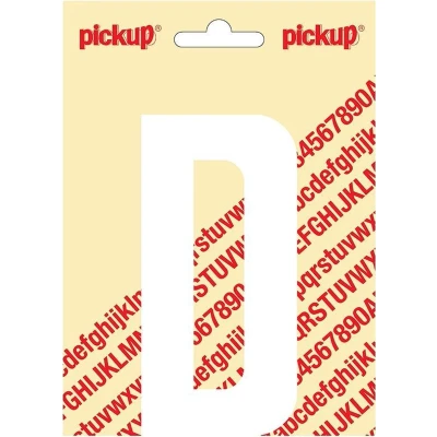 Afbeelding van Plakletter Nobel Sticker witte letter D Pickup