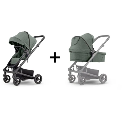 Afbeelding van Mutsy Kinderwagen Nexo+ Complete Sea Green/Black