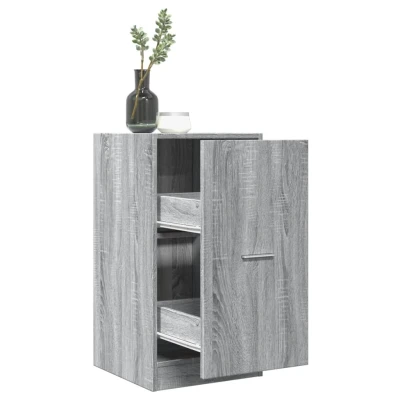 Afbeelding van vidaXL Apothekerskast 40x41x77,5 cm bewerkt hout grijs sonoma eiken