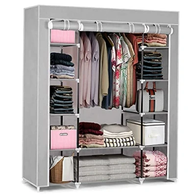 Afbeelding van Grote Massido textielgarderobe grijs