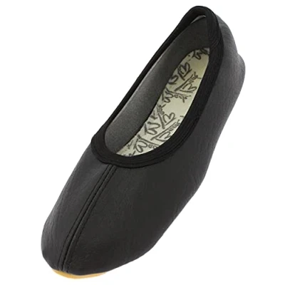 Image de Beck Mixte enfant Chaussures de Gymnastique Basic 008, Noir, 34 EU