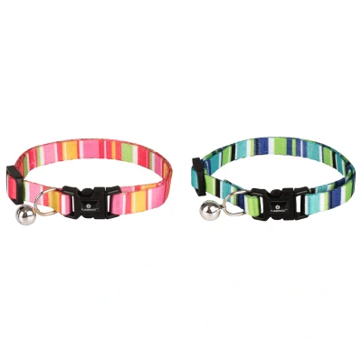 Afbeelding van Flamingo Kattenhalsband Amira 20 35 cm Assorti Multi Color