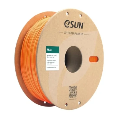 Afbeelding van eSUN PLA+ filament 1,75 mm, versterkte taaiheid, 3D printer, PLA Plus, nauwkeurigheid +/ 0,03 spoel van 1 kg (2,2 lbs) printer voor printers, oranje