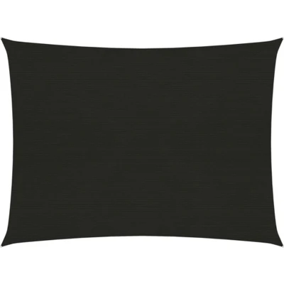 Afbeelding van Zonnezeil 160 g/m 6x7 m HDPE zwart