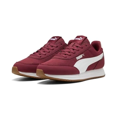 Image de Puma R78 Lightwind, Baskets Unisexe Adulte, Team Regal Red White Gum, 43 EU
