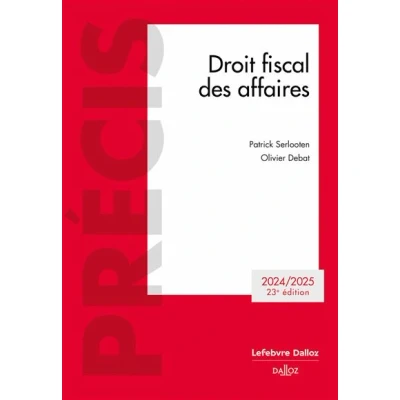 Image de Droit fiscal des affaires 2024/2025
