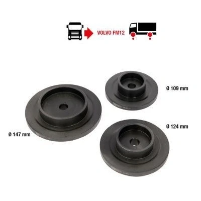 Afbeelding van KS Tools 460.4010 Naaflager in en uitbouwgereedschapsset voor VOLVO, 3 delig