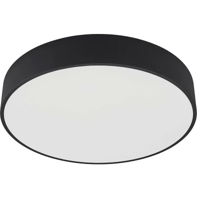 Afbeelding van Arcchio LED plafondlamp 1licht metaal, acryl H: 10 cm zwart, wit Inclusief lichtbron