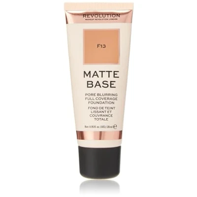 Afbeelding van Makeup Revolution Matte Base Pore Blurring Full Coverage Foundation F13