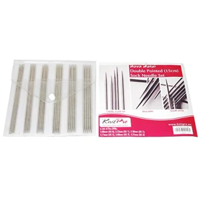 Afbeelding van KnitPro Nova Metal sokkennaaldenset 15cm 2.00 4.00mm