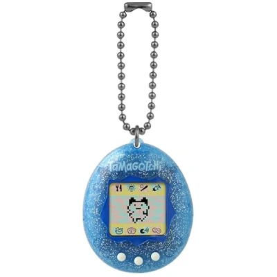 Afbeelding van Bandai Tamagotchi Original Color Collection Blue virtueel elektronisch dier interactief speelgoed in het Italiaans blauw voor kinderen vanaf 8 jaar 46009