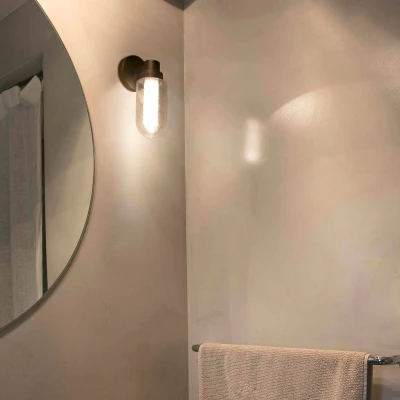 Afbeelding van LED wandlamp Brume, brons