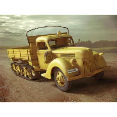 Afbeelding van 1:35 ICM 35412 V3000S/SS M (Sd.Kfz.3b) Maultier, WWII German Tracked Truck Plastic Modelbouwpakket