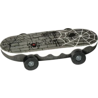 Afbeelding van Brunnen Gum Skateboard Spin Grijs 6 Cm