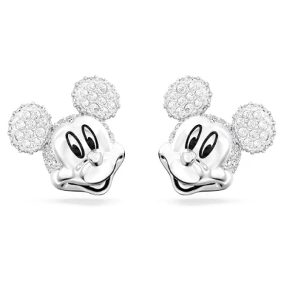 Afbeelding van Swarovski Disney 100 28715 Oorbellen Silver coloured, Dames, Maat: One Size, coloured