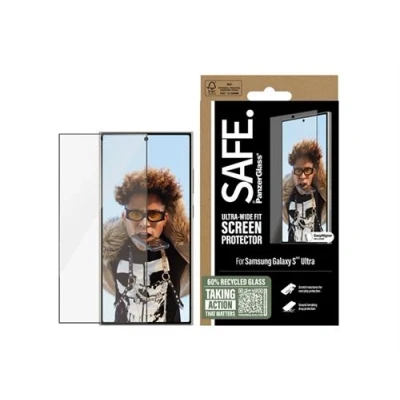 Image de SAFE. by PanzerGlass Protection d&#039;écran pour téléphone portable ajustement Ultra large avec EasyAligner verre Samsung Galaxy S25
