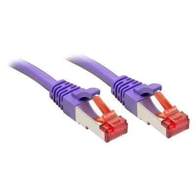 Image de Câble réseau Cat.6 S/FTP, cuivre, 250MHz, violet, 0,5m