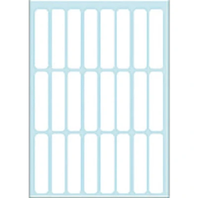 Afbeelding van Etiket HERMA 3724 8x36mm wit 168 stuks Blister a 7 vel 10
