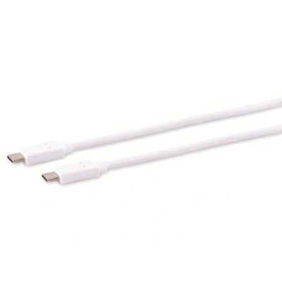Afbeelding van USB C naar kabel USB3.2 (tot 20 Gbit/s) PD tot 20V/3A video 4K 60Hz / wit 1,5 meter