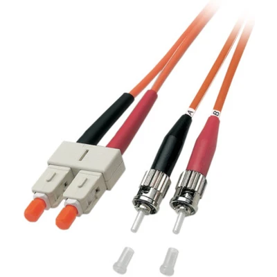 Afbeelding van Glasvezelkabel OM2 ST/SC 0.5 meter (Duplex, 50/125μm)