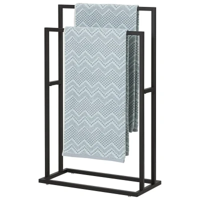 Afbeelding van Sealskin Carre Handdoekrek vrijstaand 48x24x78.5cm Mat Zwart