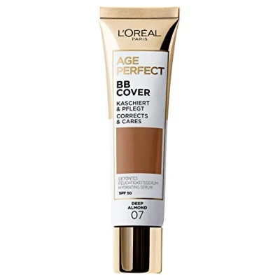 Afbeelding van L&#039;Oreal Paris Age Perfect BB Cover Foundation 30 ml SPF50 07 Deep Almond