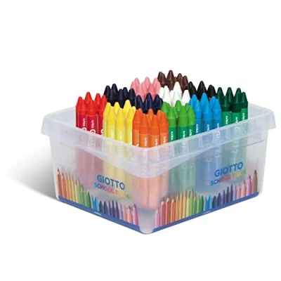Image de Giotto isound 5247 00 Cera Maxi Lot DE 96 Boîte Scolaire, Couleurs Assorties