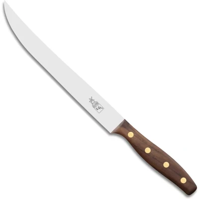 Afbeelding van Robert Herder K6R Vleesmes RVS Lemmet 20 cm Heft Walnotenhout Geschenkverpakking