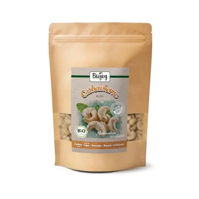 Afbeelding van Biojoy Biologische rauwe cashewnoten (500 g), heel en ongezouten