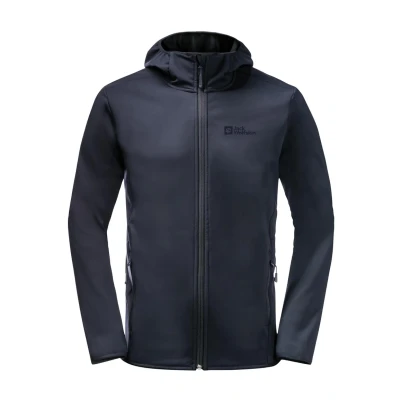 Afbeelding van Jack Wolfskin Bornberg Hoody M Softshelljas, Heren, Maat: Small, Night blue