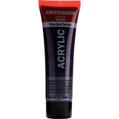Afbeelding van Acrylverf 568 Permanentblauwviolet Amsterdam 20 ml