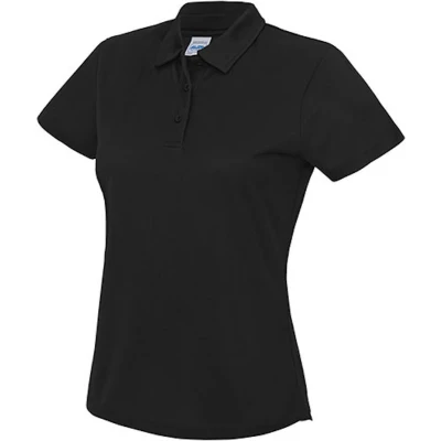 Afbeelding van Damespolo &#039;Contrast Cool&#039; korte mouwen Black XS