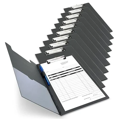Image de Rapesco 1520A Business Pack: Porte Blocs à Rabat Recouvert, A4+, Noir
