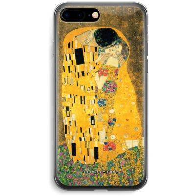 Afbeelding van Case Company® hoesje geschikt voor iPhone 7 PLUS Der Kuss Soft Cover Telefoonhoesje Bescherming aan alle Kanten en Schermrand