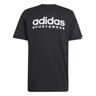 Afbeelding van adidas Sportswear TEE Tshirt print, Heren, Maat: Small, Black