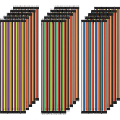 Afbeelding van AZDelivery 5 x Jumper Wire Kabel Draadkabel 3 40 stuks per 20 cm M2M/ F2M / F2F compatibel met Arduino en Raspberry Pi Inclusief E Book!