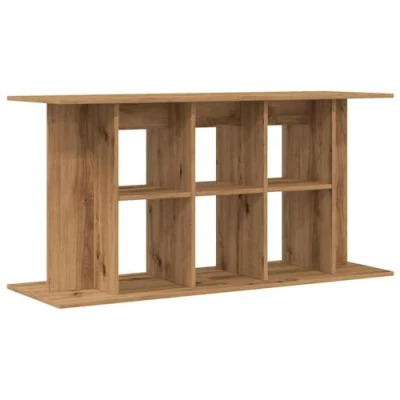 Afbeelding van vidaXL Aquariumstandaard 120x40x60 cm bewerkt hout artisanaal eiken