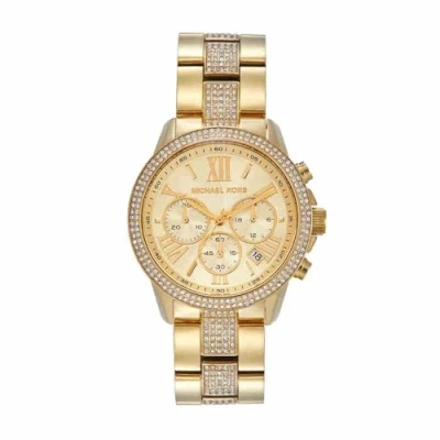 Afbeelding van Michael Kors dames Brynn horloge MK7504 in de kleur Goud