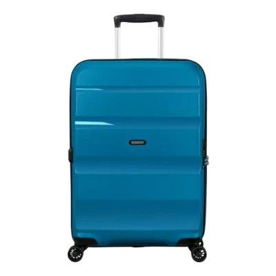 Afbeelding van American Tourister Bon Air DLX 4 wielen trolley 66 cm, Blauw (zeehaven blauw), Koffer