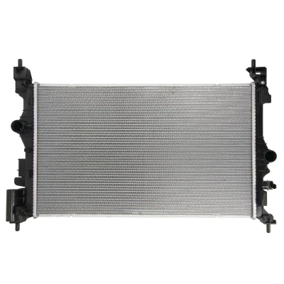 Afbeelding van THERMOTEC D7X091TT Radiateur Aluminium 620 374 16 Handgeschakeld Koelribben gesoldeerd OPEL: Corsa E Hatchback